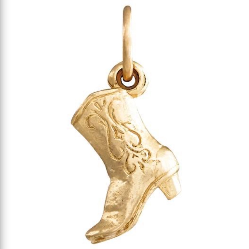 Helen Ficalora Cowboy Boot Mini Charm 14K Gold